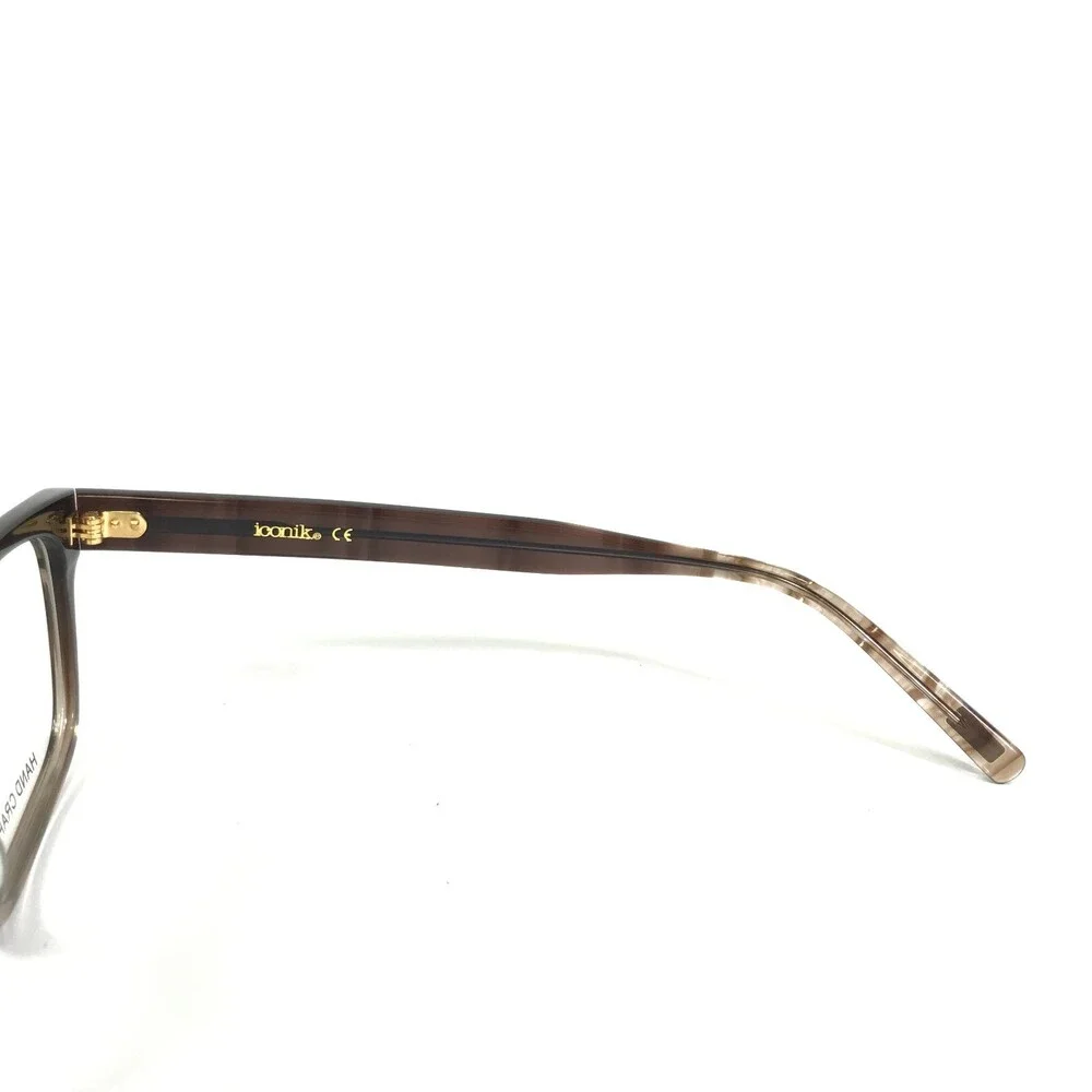 Iconik Eyeglasses Frames WILL C1 Brown Fade Rectangular Full Rim 54-18-150